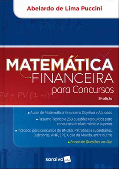 Imagem de Livro - Matemática financeira para concursos