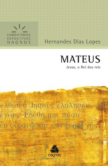 Imagem de Livro - Mateus - Comentários Expositivos Hagnos