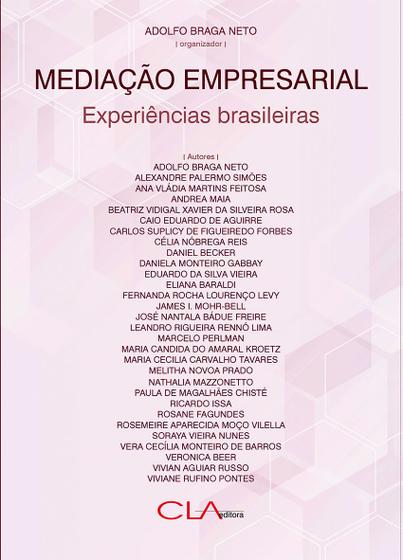 Imagem de Livro - Mediação empresarial: Experiências brasileiras