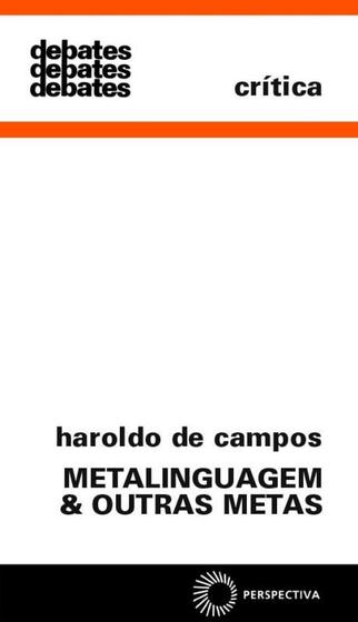 Imagem de Livro - Metalinguagem e outras metas