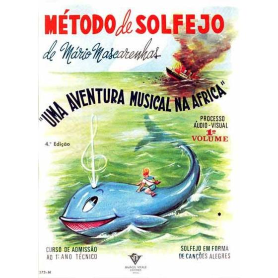 Imagem de Livro método de solfejo uma aventura musical na áfrica - mário mascarenhas