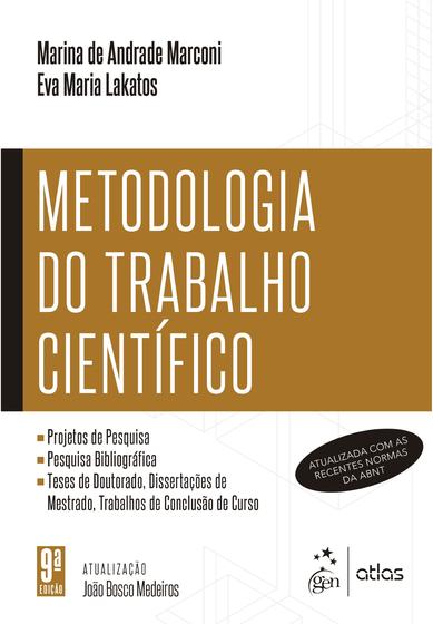 Imagem de Livro - Metodologia do Trabalho Científico