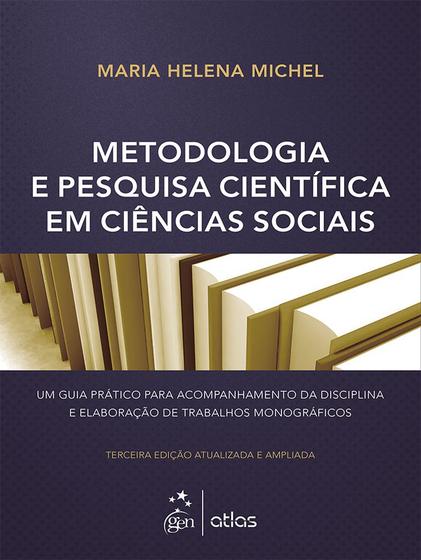 Imagem de Livro - Metodologia E Pesquisa Científica Em Ciências Sociais