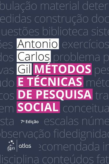 Imagem de Livro - Métodos e Técnicas de Pesquisa Social