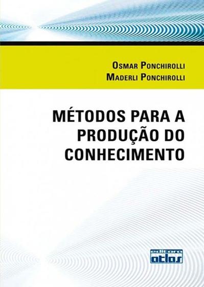 Imagem de Livro - Métodos Para A Produção Do Conhecimento