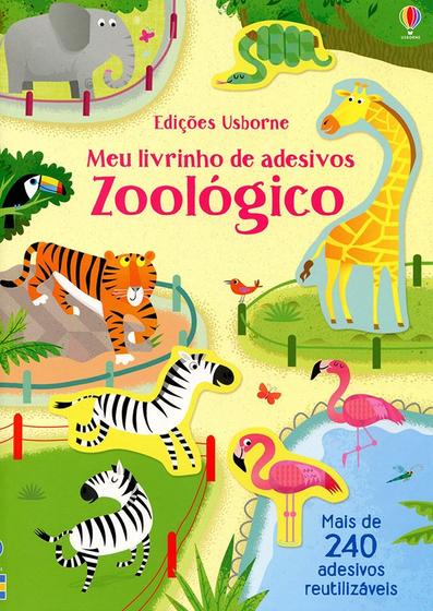 Imagem de Livro - Meu livrinho de adesivos: Zoológico