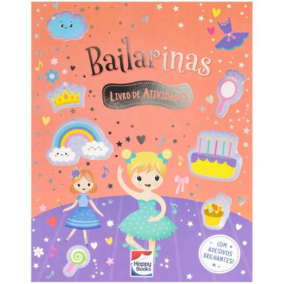 Imagem de Livro - Meu Livro de Adesivos Brilhantes: Bailarinas