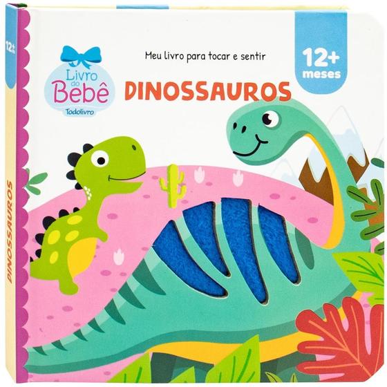 Imagem de Livro - Meu Livro Para Tocar e Sentir: Dinossauros