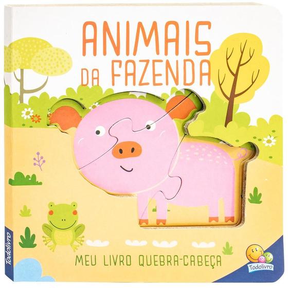 Imagem de Livro - Meu Livro Quebra-cabeça: Animais da Fazenda