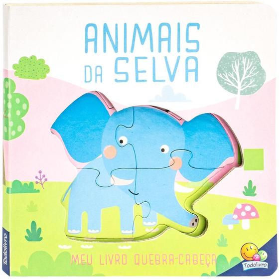 Imagem de Livro - Meu Livro Quebra-cabeça: Animais da Selva