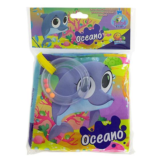 Livro - Meu Mundo-Um livro de pano: Oceano Menor preço em Livro - Meu Mundo-Um livro de pano: Oceano