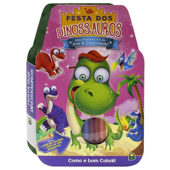 Imagem de Livro - Meu Pequeno Kit de Arte & Criatividade! Festa dos Dinossauros