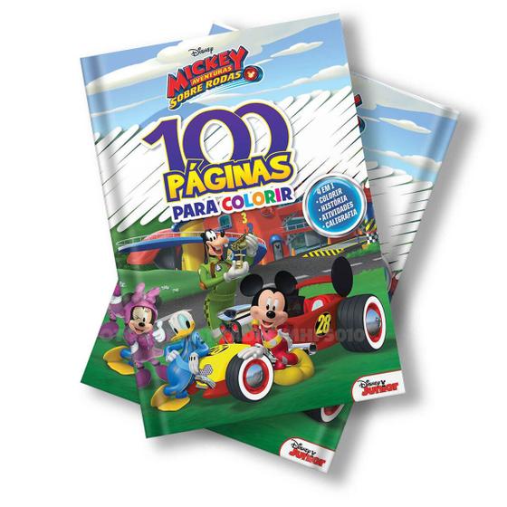 Livro Mickey 100 Paginas Colorir Desenho Desenhar Pintar Colorido Infantil Criatividade Educativo Passatempo Estimulação Menor preço em Livro Mickey 100 Paginas Colorir Desenho Desenhar Pintar Colorido Infantil Criatividade Educativo Passatempo Estimulação