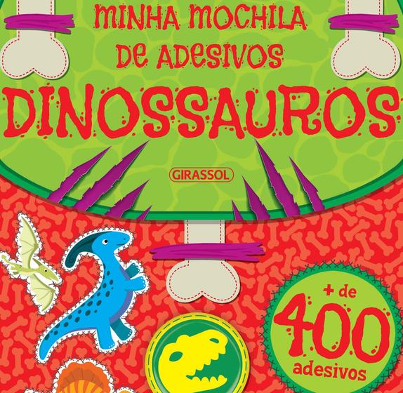 Imagem de Livro - Minha Mochila de Adesivos - Dinossauros