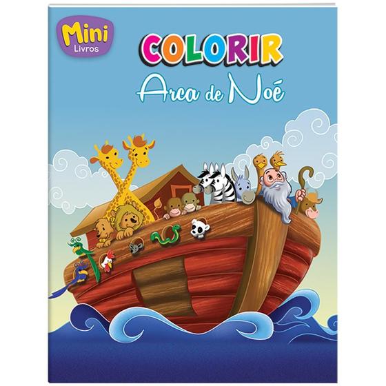 Imagem de Livro - Mini - Colorir: Arca de Noé