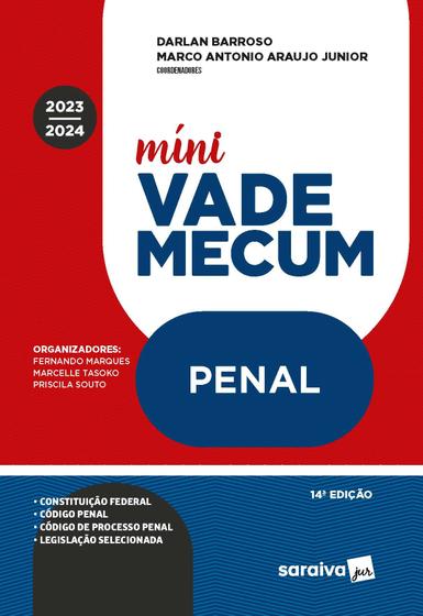 Imagem de Livro - Mini Vade Mecum - Penal - Meu Curso - 14ª edição 2024