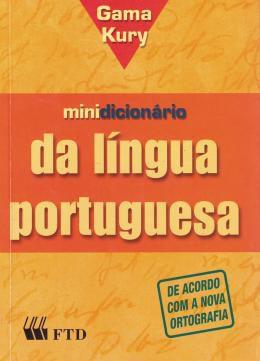 Imagem de Livro - Minidicionario Gama Kury Da Lingua Portuguesa - 2ª Ed - Fpp - Ftd Especiais