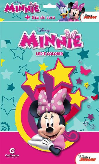 Imagem de LIVRO Minnie DISNEY - LER E COLORIR + giz de cera