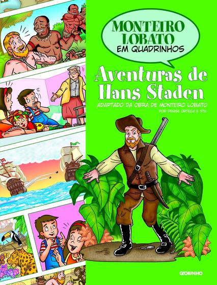 Imagem de Livro - Monteiro Lobato em Quadrinhos - Aventuras de Hans Staden