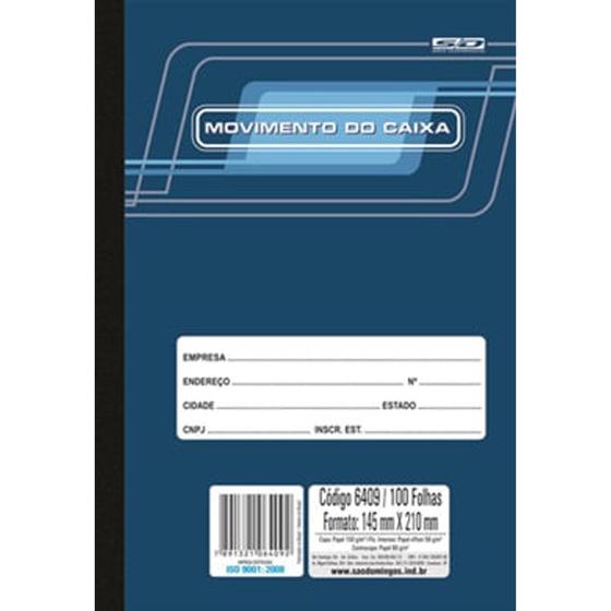 Livro Movimentação Caixa A5 100 fls Menor preço em Livro Movimentação Caixa A5 100 fls