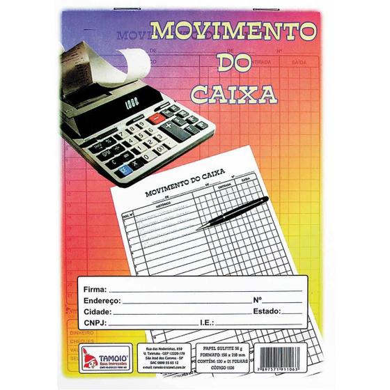 Imagem de Livro Movimento Caixa 1/4 100 Folhas (7897571971067)