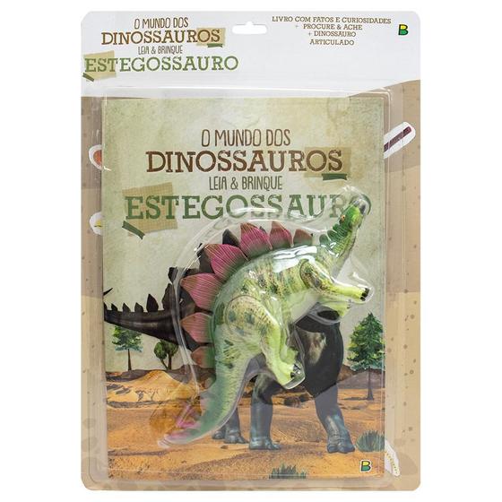 Imagem de Livro - Mundo dos Dinossauros, O - Leia & Brinque: Estegossauro