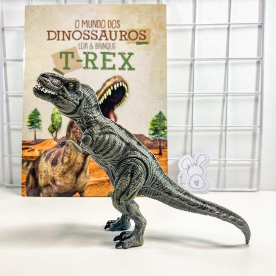 Imagem de Livro - Mundo dos Dinossauros, O - Leia & Brinque: T-REX