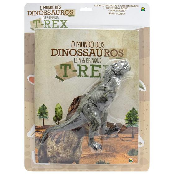 Imagem de Livro - Mundo dos Dinossauros, O - Leia & Brinque: T-REX