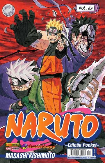 Imagem de Livro - Naruto Pocket Ed. 63