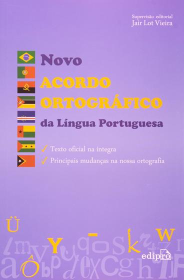 Imagem de Livro - Novo Acordo Ortográfico da Língua Portuguesa