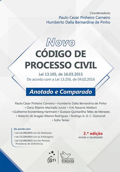 Imagem de Livro - Novo Código de Processo Civil - Anotado e Comparado