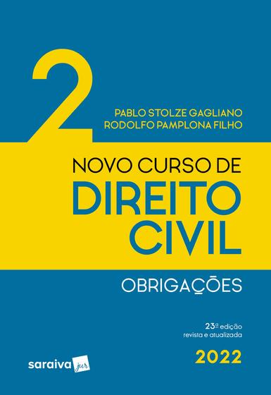 Imagem de Livro - Novo Curso de Direito Civil - 23ª edição 2022