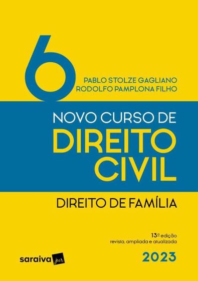 Imagem de Livro Novo Curso de Direito Civil Direito de Família Vol. 6