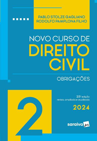 Imagem de Livro - Novo Curso De Direito Civil - Obrigações - Vol. 2 - 25ª edição 2024