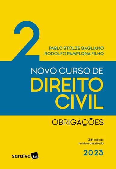 Imagem de Livro - Novo Curso de Direito Civil - Vol. 2 - Obrigações - 24ª edição 2023