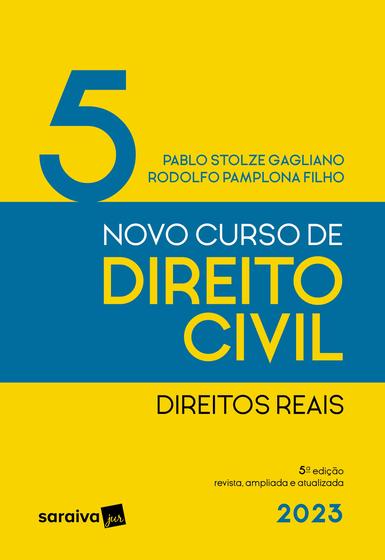 Imagem de Livro - Novo Curso De Direito Civil - Vol. 5 - Direitos Reais - 5ª edição 2023