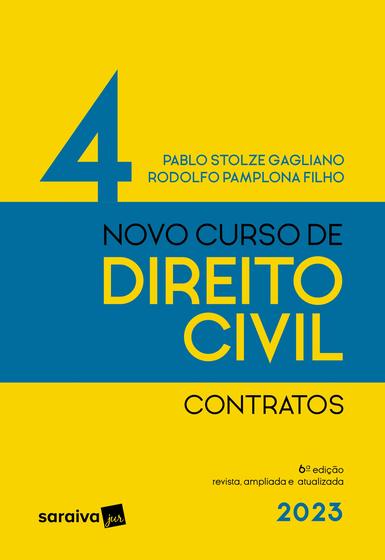 Imagem de Livro - Novo Curso de Direito Civil Volume 4 - Contratos - 6ª edição 2023