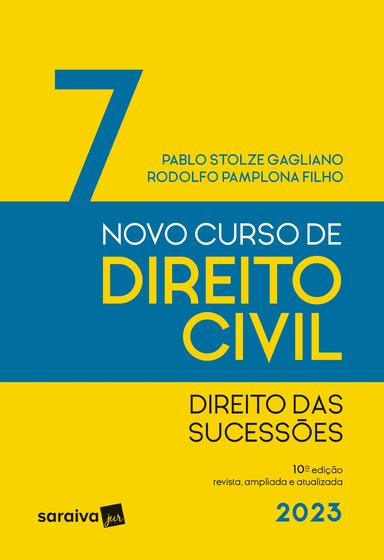 Imagem de Livro - Novo Curso de Direito Civil Volume 7 - Direito das Sucessões - 10ª edição 2023