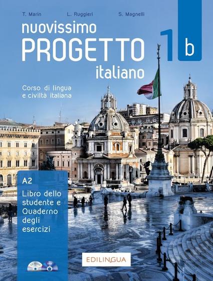 Imagem de Livro - Nuovissimo Progetto Italiano 1B (A1-A2) - Libro Dello Studente E Quaderno Degli Esercizi + Versione Interattiva