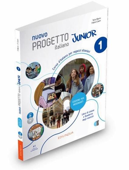 Imagem de Livro - Nuovo Progetto Italiano Junior 1 (A1) - Edizione Per Insegnanti + Cd + Dvd Video