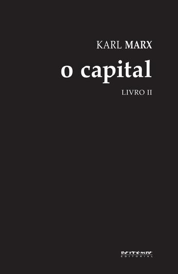 Imagem de Livro - O capital [Livro II]