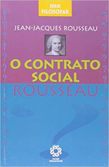 Imagem de Livro O Contrato Social - Serie Filosofar - Escala Educacional
