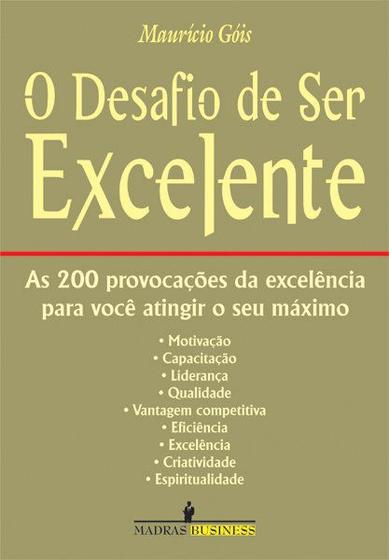 Imagem de Livro - O desafio de ser excelente