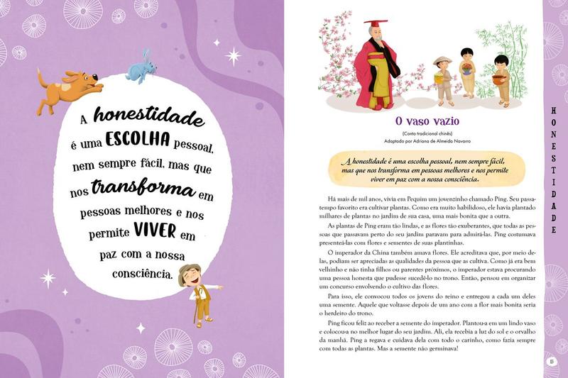 Livro - O incrível livro de virtudes e valores