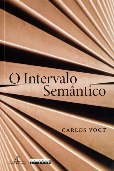 Imagem de Livro - O intervalo semântico