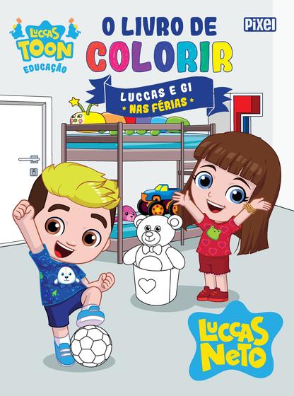 Imagem de Livro - O livro de colorir Luccas e Gi nas férias