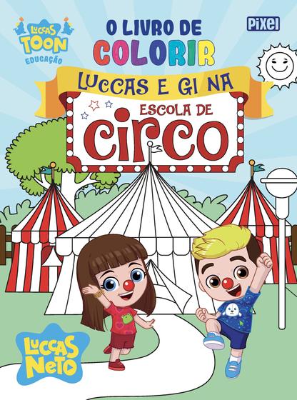Imagem de Livro - O livro de colorir Luccas e Gi no circo