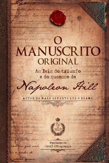 Imagem de Livro O Manuscrito Original Napoleon Hill