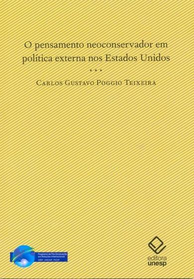 Imagem de Livro - O pensamento neoconservador em política externa nos Estados Unidos