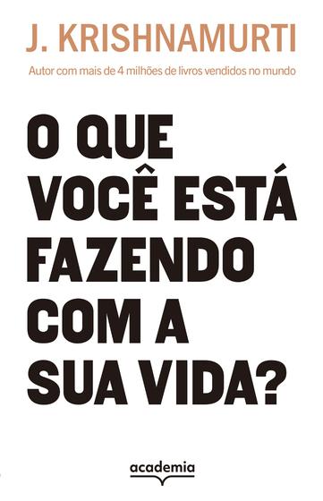 Imagem de Livro - O que você está fazendo com a sua vida?